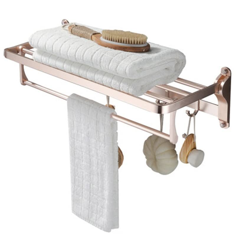 Porte-serviettes de style européen haut de gamme en aluminium mural chic