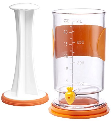 Image of Squooshi Filling Station Universal Pouch Filling Station for semi-Solid Food for Babies and Toddlers, Dishwasher Safe and BPA Free for Homemade Baby Food