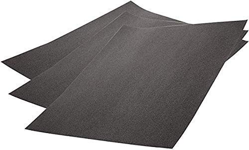 SARRAH AND SONS 10Pcs 400 Grit Wet Dry Waterproof Abrasive Sandpaper for Wood Walls | Black | 10Pcs | 9x11