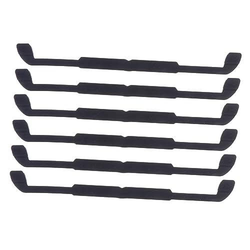 IWOWHERO Elastic Glasses Hanging Ropes 6 Pack Silicone Non-slip Straps Glasses Hanging Ropes for Sports Running and Fitness
