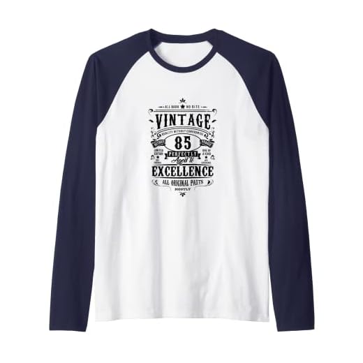 Retro 85 cumpleaños regalos para mujeres 85 años de edad abuela 1937 Camiseta Manga Raglan