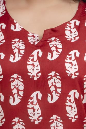 Image of Women's Cotton Printed Night Suit Set of Top & Shorts Sleeveless Women's Lounge Wear Set