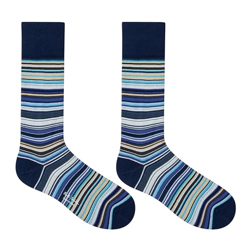 PS Paul Smith Men's Signature 3-Pack Socks, Multicolor, One Size3