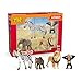 Produktbild schleich WILD Life | Dschungel Tiere Set Afrika 42721 mit Elefant, Zebra, Löwe und AFFE | tolles Starterset, Zoo Spielzeug oder Safari Deko | Spielfiguren für Kinder ab 3 Jahren | Set aus 4 Teilen