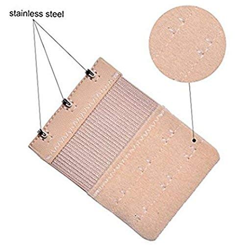 Extensor de sutiã feminino com 3 ganchos alças de sutiã – Pacote com 3 design confortável e ecológic