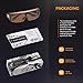 LEICO FASHION Polarized Sunglasses Fit Over Prescription Glasses for Men Women Flip Up Shield Wrap Around Driving Shades