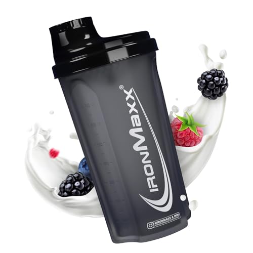 Imagen de IronMaxx Protein Shaker 700ml Negro Noche