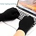 TOBEHIGHER Gloves for Men Women - Mens Gloves Black Heated Touch Screen with Thermal Soft Knit, Mens Winter Glove for Running, Driving and Hiking