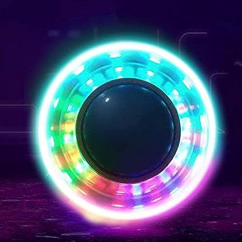 Q-WOOFF Kinder Blinkender Springring, Sport Sprungball, Geeignet für Jungen und Mädchen für Bewegung, Wettkampf und Spiele im Freien,Geschenke für Mädchen,Geschenke für Jungen (Lila)
