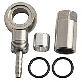 Preciso: hecho de acero inoxidable, cobre y silicona, este conector de oliva está diseñado para una larga durabilidad y un rendimiento preciso. Garantiza un ajuste apretado y elimina las fugas de aceite, proporcionando una solución fiable para tu sistema de freno de disco hidráulico.