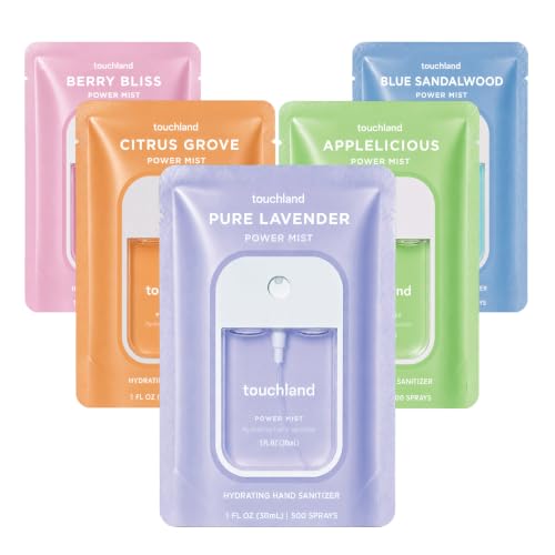 Vehicle Cleaning- COVID-19 Best Practices - Subaru 8 Touchland Hand Sanitizer Spray, Top 5 Set - 5 x 1 FL OZ