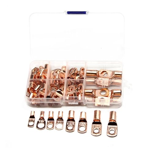 Connecteurs de câbles électriques en cuivre SC 6-25, boîte d'assortiment de 140 pièces pour bornes