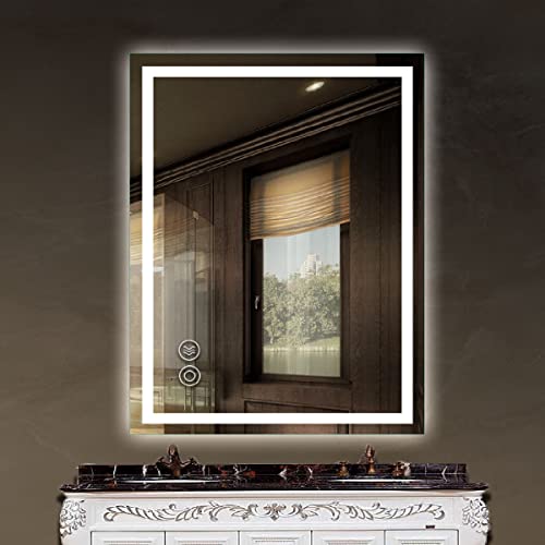 Panana 3 Colour Changing LED Light Illuminated Bathroom Mirror Wall Mounted with Demister Touch Sensor Switch (Rectangle 500mm x700mm) - Cosy Home Interiors Panana 3 Colour Changing LED Light Illuminated Bathroom Mirror Wall Mounted with Demister Touch Sensor Switch (Rectangle 500mm x700mm) - Image 8