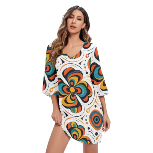 Vestido de gasa transpirable ideal para tardes de terraza y eventos de verano