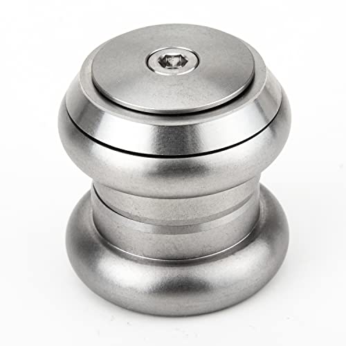 TiTo Titanium Bike Headsets 34mm/44mm/41.8-52mm Titanium Bicycle Parts Cycling Threadless Double Bearing Headsets Suitable for MTB Road Bike Forks(34mm)