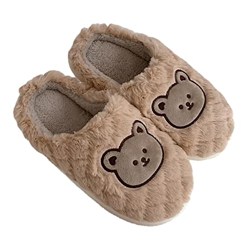 Pantoufles mignonnes filles et chaussons chauds pour rester au chaud à la maison