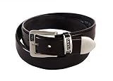Carabou WIDE STITCHED & BONDED LEATHER BELT (5055)...