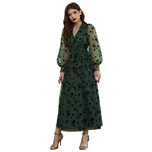 Robe de soirée automne hiver maxi longue pour cocktail chic