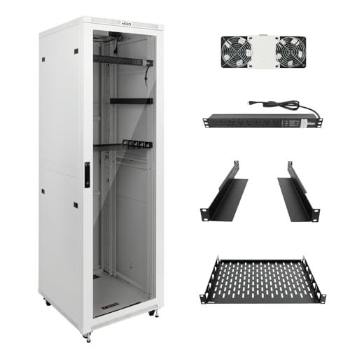 Tecmojo 42U Server Rack Network Cabinet 31.5 inch D x 23.6 inch W ...