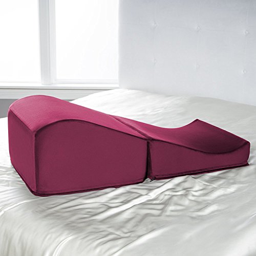 Image of Liberator Flip Ramp Intimate Positioning Pillows - Merlot