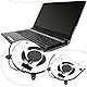 Create idea 1 Stück DC5V 0,50A 4-poliger Laptop-CPU-Lüfter Laptop-Kühler Kompatibel mit LGA 1155 Sockel H2 BF07505H05FP Notebook-Kühlkörperteil