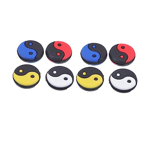 SUPVOX 1Set Pattern Tennis Racket Vibration Dampeners of Shock Absorbers for Racquet Players Reduce Vibrations Prevent Tennis Elbow for Athletes and Enthusiasts