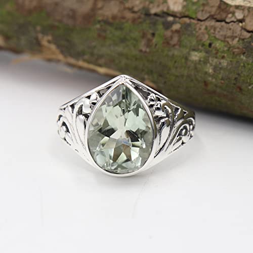 Bague améthyste verte : le cadeau pour elle idéal - 5