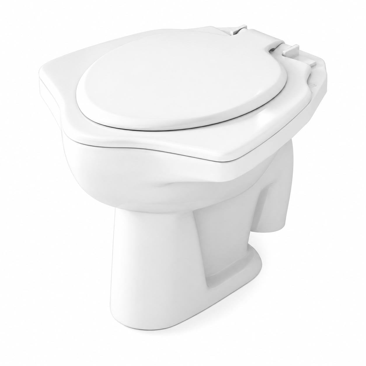 Rayno Floor Mounted Ceramic Commode/EWC/Western Toilet/European Commode/Water Closet With Seatcover For Bathrooms 23 L X 18 W X 16 H Inch ANGLO-(S TRAP OUTLET) (SUPER WHITE-HIGH GLOSSY)-image-22