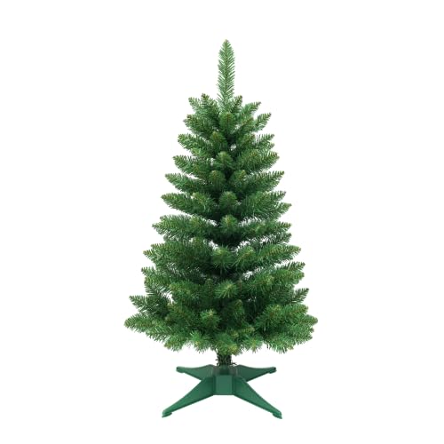 Small Christmas Tree 4FT Artificial Mini Xmas Tree for Christmas Halloween House Decor,Green