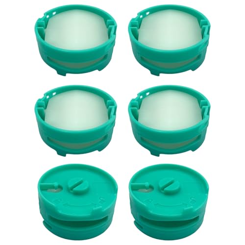 ZVJV 6 Pack 1541FC3000 Odor Neutralizer Technology Vacuum Replacement Cartridges Compatible with Shark AZ3000 AZ3002 HZ3000 HZ3002 IZ862H IZ562H ZD550 Vacuum Cleaner & Air Purifier, Teal, Original