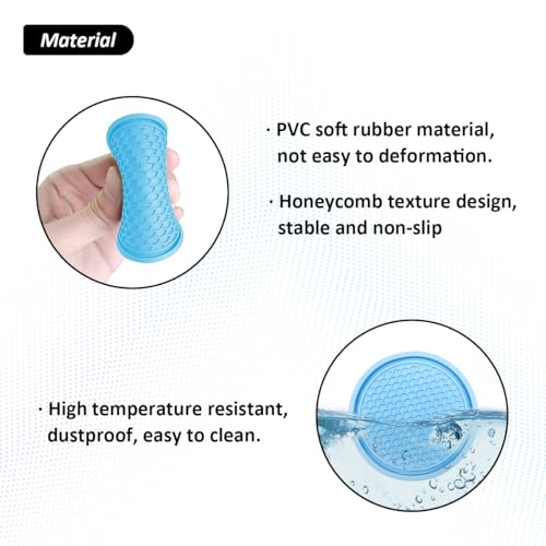 Portavasos para carro Ohleats 4 piezas azul claro miniatura 3