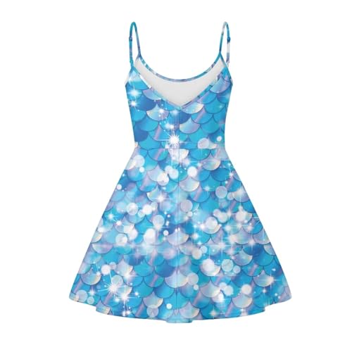 Image of Coloranimal Women's Summer Sleeveless Casual Swing Dresses with Loose Fit Beach Sundress