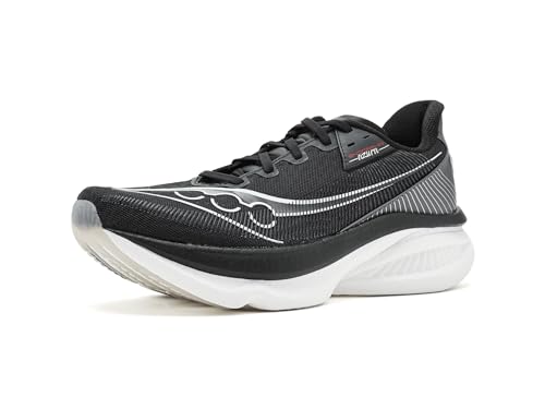Saucony メンズ Endorphin Azura スニーカー, ブラック/ホワイト, 12.5
