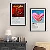 WKCRNJDPY 2 PCS Fontaines Poster D.C. Rock Band Album Cover Music Vintage Wall Art Canvas Posters Room Decorative Aesthetic Print Decor 12x18inch(30x45cm) Style #2