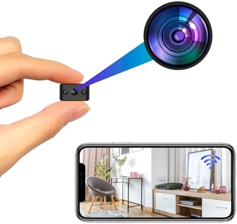 Wireless WiFi Home Security Camera Nanny Camera Indoor Outdoor Surveillance Room Camera 1080P HD with Night Vision, Motion Sensor Phone APP Built-in Battery Dog Camera for Home Security Pet Cam