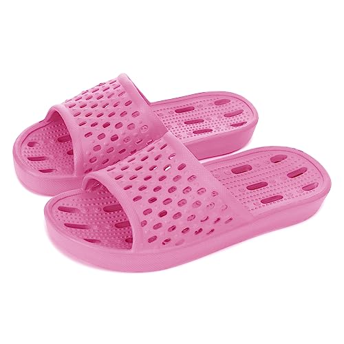 Zapatos de baño antideslizantes NewDenBer para ducha y piscina con drenaje rápido