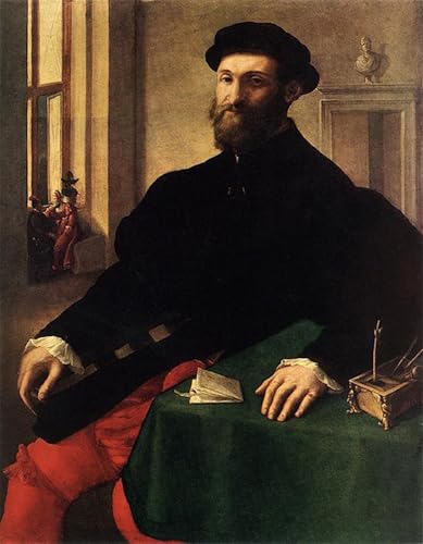 Pintura murales decor para paredes vacias cuadro de lienzo retrato Giulio Campi 60x90cm