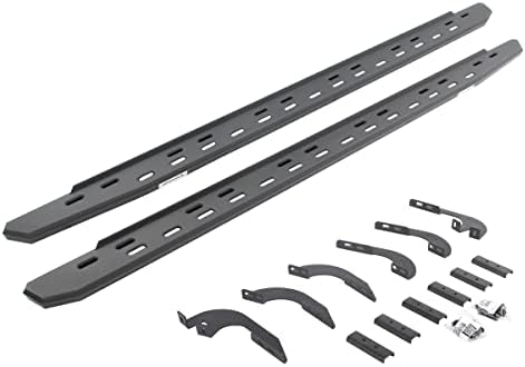 Go Rhino RB30 Slim Running Boards & Brackets | Cab Length, Galvan...