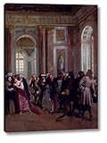 Jean Bart in The Galerie Des Glaces at Versailles by Gaston-Theodore Melingue - 12' x 16' Gallery Wrap Canvas Art Print - Ready to Hang