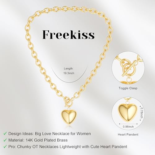 Image of Freekiss Layered Necklace Set for Women Stackable | Herringbone Snake Cuban Rope Chain, Dainty Choker, Layered Stackable, Non Tarnish, Hypoallergenic, Adjustable 14-18.5 inch