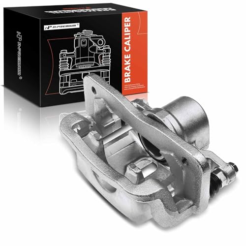 A-Premium Disc Brake Caliper Assembly with Bracket Compatible with Select Hyundai and Kia Models - Santa Fe 2010-2016, Santa Fe Sport, Santa Fe XL, Sorento, Sport Utility - Rear Right Passenger Side