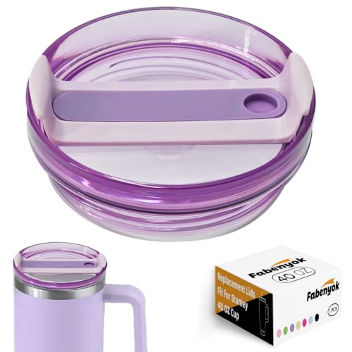 Fabenyok 40 OZ Tumbler Lid Replacement Fit for Stanley Cup