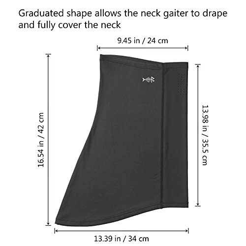 Image of BASSDASH Neck Gaiter Mask UPF 50 Sun Protection for Men & Women, Fishing, Hiking, Outdoor