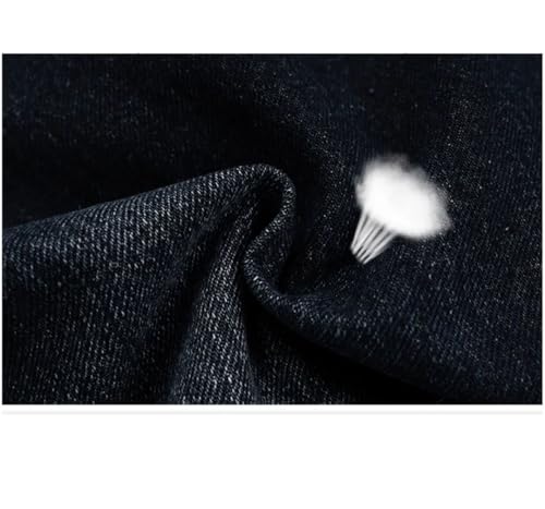 Men’S Retro Wide Leg Denim Jeans with Zipper Fly Mid Waist Boyfriend Fit Casual Trousers4