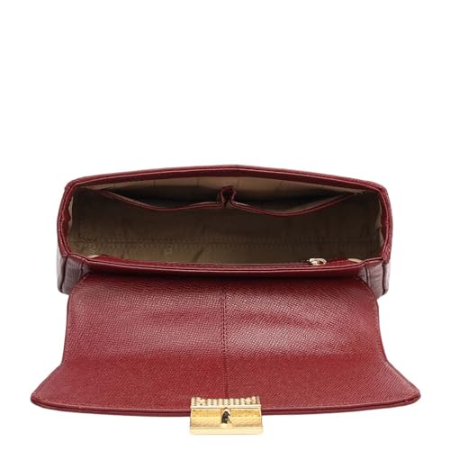 Image of Da Milano Leather Shoulder Bag for Women (00725OL)