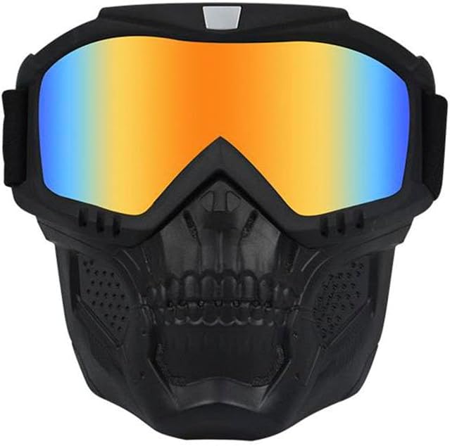 Airsoft Mask Full Face and Detachable Anti Fog Airsoft Goggles Eye Protection and Tactical Airsoft Fast Helmet Adjustable knob for Teenagers and Adults