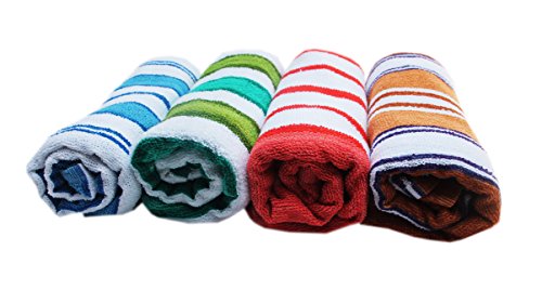 Image of Sapce Fly 100% Cotton 450GSM Gym Workout and Yoga Hand Towels (Multi Color) (Set of 6)