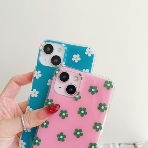 Coque rigide iPhone 13 anti rayure mince fleur marguerite