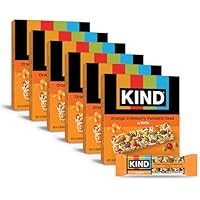 KIND Seeds Fruit & Nuts Snack Bar, Orange Cranberry | 5g Protein, High Fiber, Gluten Free Bars, 1.4 OZ, 36 Count