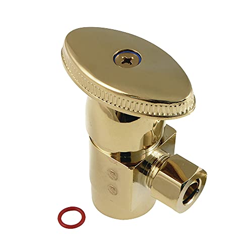 Robinet d'arrêt d'angle 1/2 IPS x 3/8 OD Kingston Brass - 2